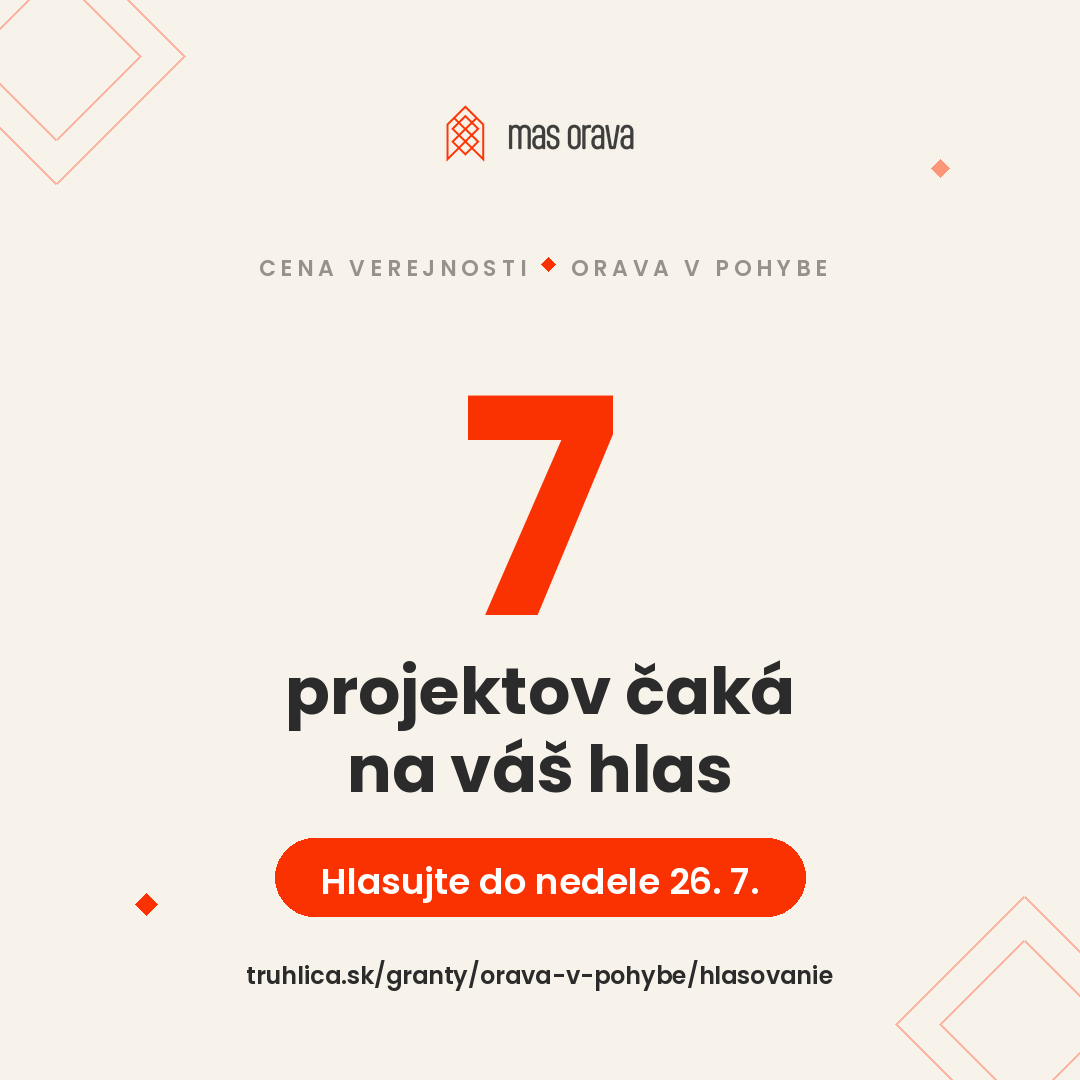 Verejné hlasovanie: 7 projektov čaká na váš hlas